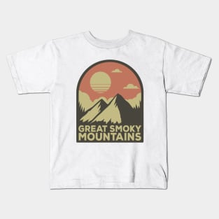 Great Smoky mountains national park retro Kids T-Shirt